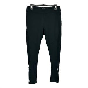 Athleta Women Black Ankle Zip Leggings